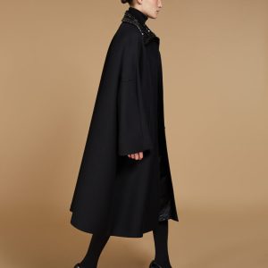 Capecoat i ull och sidencady