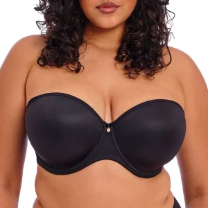 Smooth Moulded Strapless Bra - Black