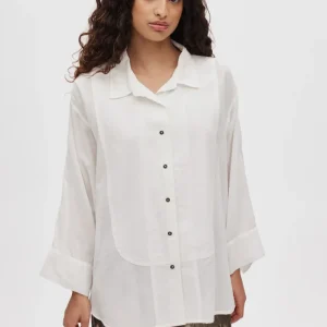 Chloe - Cotton shirt I White