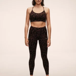 Essential Printed Tights - Turtoise Brown