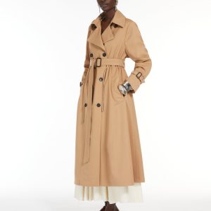 Trenchcoat i ullblandning | Trenchcoat | Max Mara UAE