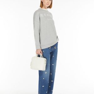 Denimjeans med paljetter