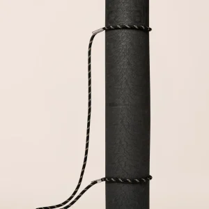 Braided Yoga Mat Carry Strap - Black/Beige