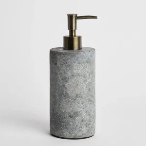Cylinder Marble Soap Dispenser - Rabens Apartment I Antracit Grey
