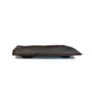 Handmade ceramic sushi plate - Visby Ceramics I Dark