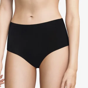 Soft Stretch High Waist Brief - Black