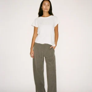 Filine - Knit lounge wide pants I Mole melange