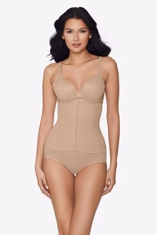 Inches Off Waist Cincher - Warm Beige