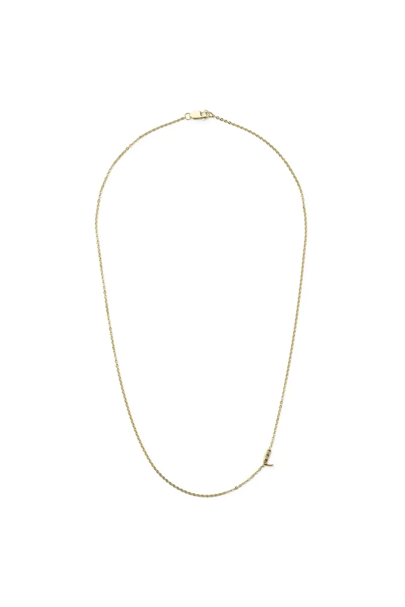 Diamond letter necklace - Rabens Momento I Gold w/ Champagne diamond - Bild 7