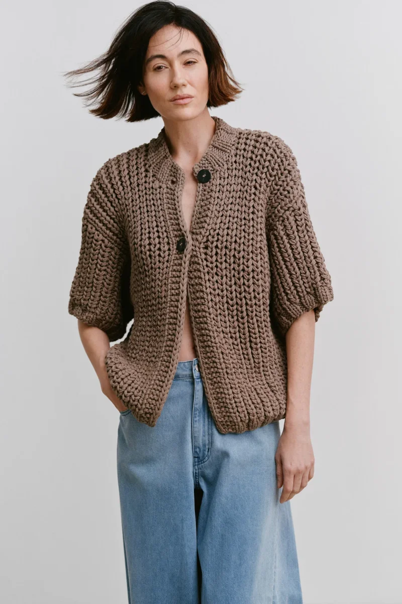 Alice - Rope knit cardigan I Blush - Bild 7