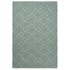 Monogram bath towel - Bath towel 100x150 cm I Sage
