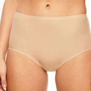 Soft Stretch High Waist Brief - Golden Beige