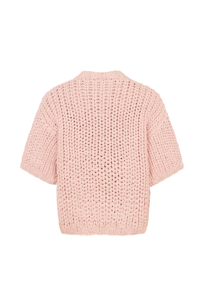 Alice - Rope knit cardigan I Blush - Bild 3