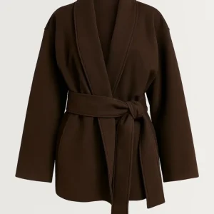 Wrap Coat Women | Kort kimonostil | Minimalistisk och elegant