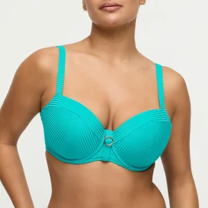 Delray Padded Balcony Bikini Top - Sea Turtle