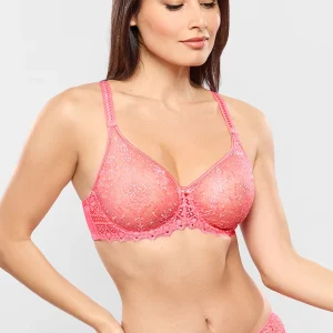 Cassiopee Full Cup Bra - Electric Pink