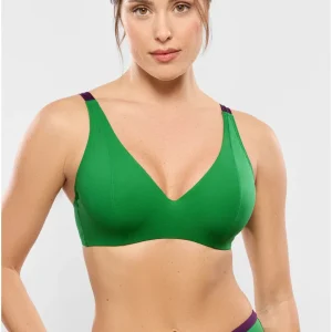Charm Bikini V-shaped Neckline - Palm